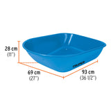 Carretilla 5.5 ft3, llanta neumática reforzada