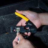 ▶ KLEIN TOOLS Pelacables  Pinza Ponchadora / - Modular Klein Tools