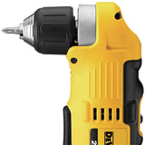 Kit de taladro/atornillador inalámbrico de ángulo recto DEWALT 20V MAX