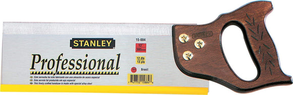STANLEY Serrucho de Costilla Profesional 13 PPP 12 pulgadas (305 mm)