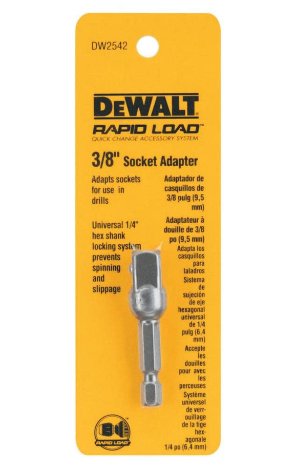 ▶ DEWALT Adaptador p/Dado Mando 3/8 Hexagona Dewalt