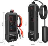 ▶ Buscador de tuberías y cables subterráneos, localizador de cables subterráneo para válvula de rociador enterrada de cercas de mascotas, probador de cables para localizar kit generador de tono de riego