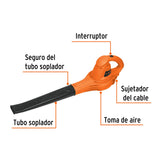 Sopladora eléctrica, silenciosa, 960 W Truper SOPLA-960,