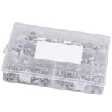 180 Uds. Kit de Tuercas de Remache M3 M4 M5 M6 M8 M10 304 Inserto de Tuerca de Remache Roscado de Acero Inoxidable Tuercas de Inserción de Cabeza Plana para Automóviles