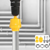 ▶ Roscador de tubo PVC para taladro eléctrico, kit de enhebrador de tubos con troqueles de 1/2 pulgada 3/4 pulgadas de 1 pulgada, herramienta de fontanería para enhebrar tubos, kit de