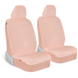 ▶ Cubierta Suave de Piel de Oveja Rosa Rosa, Cubiertas de Asiento Delantero de Piel sintética de 2 Paquetes para Autos con Toque Suave y Lujoso, Lindas Cubiertas Interiores automotrices para Camiones