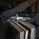 ▶ Juego de 20 Piezas de Terrajas y Machos Métricos M3-M12 Herramientas para Roscar Juego de Machuelos y Tarrajas