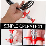 ▶ Herramienta De Limpieza De Drenaje Flexible De Gancho Multifuncional Para Desatascar Tuberías y Captar Obstrucciones Cocinas y Baños