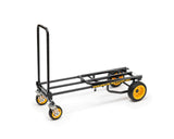 Carretilla (Mini Deslizador de Tierra) 8 en 1 Plegable multicarro/Carretilla de Mano, Carretilla de Plataforma/Marco telescópico de 28 a 108 Pulgadas/Capacidad de Carga de 8 Libras, Negro