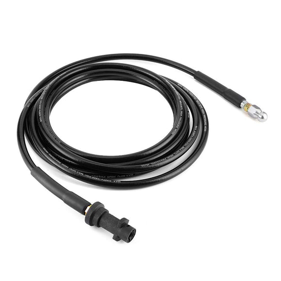 ▶ Manguera de Limpieza de Drenaje de Alcantarillado para Lavadora a Presión Compatible con la Serie K, Tubo de Limpieza de Agua para Lavado de Coches (6M)