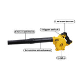 Soplador Compacto de 18 V XR, Solo Herramienta,JDEWALT -