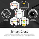 ▶ Escalera Telescópica Plegable, Escalera de Tijera Altura Ajustable con Escalones, Aluminio Reforzado y Duradero, Soporta hasta 150KG, Modelo Retráctil de Mayor Estabilidad (5 Metros)
