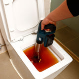 ▶ Desatascador de Drenaje para Inodoro, Removedor de Obstrucciones, Mango Ergonómico, Destapador de Tubería Eléctrica Portátil de Mano