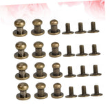 🔩 DIYEAH Juego De 72 Piezas De Herrajes Para Artículos De Cuero Tornillos De Remache De Aleación Mini Tachuelas Para Equipaje Cinturones Bolsos Zapatos Proyectos De Manualidades