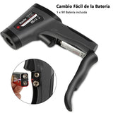 ▶ Termometro Infrarojo, Pistola de Temperatura Láser Digital Sin Contacto, -58 ℉ ~ 1022 ℉ (-50 ℃ ～ 550 ℃), Emisividad Ajustable, con Pantalla LCD para Cocina, BBQ, Congelador, etc.