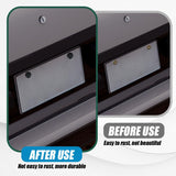 🔩 Jsorum Kits de tornillos antirrobo, kit de placa de matrícula resistente a manipulaciones, tornillos de seguridad de 1/4 pulgadas (M6), kit de sujetadores de acero inoxidable a prueba de óxido para montaje