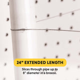 ▶ GENERAL TOOLS & INSTRUMENTS PVC Pipe Cable Saw