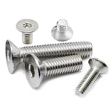M3-0.5 x 5 mm Tornillos de cabeza plana Tornillos avellanados, DIN7991, acero inoxidable 18-8 (304), accionamiento de enchufe Allen, tornillos de máquina, tornillos hexagonales internos métricos