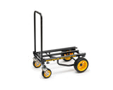 Carretilla (Mini Deslizador de Tierra) 8 en 1 Plegable multicarro/Carretilla de Mano, Carretilla de Plataforma/Marco telescópico de 28 a 108 Pulgadas/Capacidad de Carga de 8 Libras, Negro
