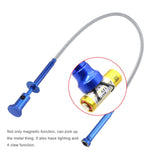 ▶ Herramienta de Limpieza de Drenaje 4 Garras Flexible Larga con Abrazadera de Primavera para Curvas Estrechas