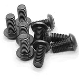 100 tornillos hexagonales de cabeza redonda M5-0.8 x 10 mm, aleación de acero de grado 10.9, tratamiento de superficie negra oxidada, rosca completa, unidad de enchufe Allen (tamaño: M5 x 10)