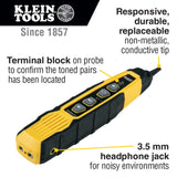 Klein Tools VDV500-820 Cable Tracer con Sonda Tone Pro Kit para Teléfono, Internet, Video, Datos y Comunicaciones Cables
