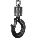 Polipasto Manual de Cadena de Acero con 2 Ganchos Resistentes, Capacidad de 1 tonelada, 2.5 m, Color Negro