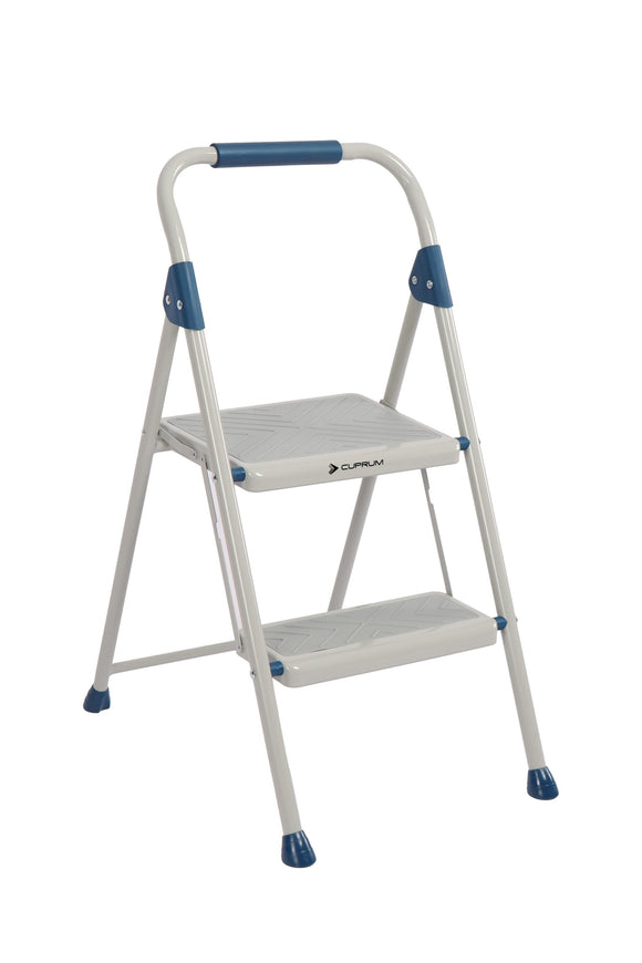 ▶ Escalera Plegable Easy Step, 2 escalones, Uso doméstico, Carga máx. 150kg, C-4368-02A