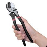 ▶ Cortador De Cables De 10 Pulgadas, Corte De Cables De Servicio Pesado, Cortador De Alto Apalancamiento Para Aluminio, Cobre, Alambre, Cable De Comunicación, Con Función De Prensado Y Corte D