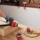 ▶ Roscador de tubos de carraca con 3 troqueles, NPT de 1/2 pulgadas, NPT de 3/4 pulgadas, herramienta de enhebrado de tubo de carraca NPT de 1 pulgada, juego de enhebradores portátiles