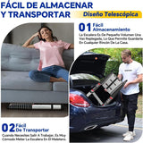 ▶ Escalera Plegable De 4.4 Metros Escalera Telescópica Multiusos Portátil De Escalón Un Peldaño Capacidad De 330 Libras, Escalera De Carga Plegable Escalera para Exteriores