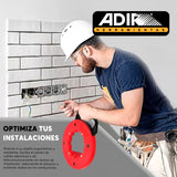 ▶ ADIR  Guía jalacable de Acero para Conductor 30M para Electricistas e Instaladores de Telecomunicaciones ADIR 1489