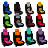 ▶ Fundas de Asiento de Coche de Tres Filas para 7 pasajeros, Ajuste Universal para Coches, Camiones y SUV (Gris) FB050217