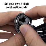 ▶ Master Lock Masterlock 8114DMX Cable, 6 ft Long, Negro