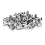 50 piezas tuerca de remache M4, sujetador de acero inoxidable suministros industriales
