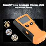 ▶ Buscador de tuberías y cables subterráneos Detector de Pared Encontrar Stud Finder con 3-en-1 Metal AC Alambres Escáner de Madera con Pantalla LCD Retroiluminada, para Detecta AC Cable, Metal Tuberías, Madera En La Pared Cemento