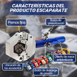 ▶ Herramienta Manual para Prensar Mangueras Hidráulicas, Juego de Crimpadora de Manguera Hidráulica, Kit de Crimpadora Hidráulica de Mangueras de Aire, Ponchadora Hidraulica con 7 Pares de Matrices