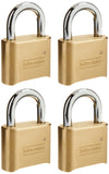 Master Lock Candado, configura tu propia cerradura de combinación, 2 pulgadas de ancho, 175D (paquete de 4)