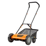 Cortacésped de Carrete de Empuje de 18 Pulgadas, 5 Cuchillas
