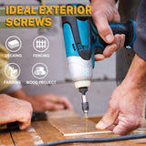 🔩 LIONMAX - Tornillos de cubierta de 3 pulgadas, tornillos de madera #10 x 3 pulgadas, 300 unidades, resistentes a la corrosión, revestimiento de epoxi exterior, tornillos de cubierta para exteriores,