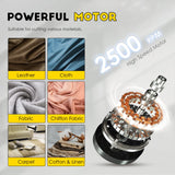 ▶  Corta Telas Eléctrico Giratorio, Tijeras Eléctricas para Telas de Múltiples Capas con 1" de Espesor de Corte, para Telas, Cuero y Alfombras, Viene con Cuchillas de Repuesto 110V