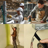 ▶ Guía jalacables de acero Cinta de Pescado de 30 m en con Diseño Optimizado de La Carcasa, , Carreras Cortas y Medición de Conductos, Diseño ligero, Facil de transportar