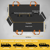 ▶ Cubierta Asiento Coche Perro, Funda Coche Perro Mascota Impermeable Proteja su automóvil de rasguños, cabello o barro, hamaca resistente al agua para perros de 4 capas para el asiento trasero