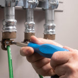 CHANNELLOCK 61H Destornillador profesional de múltiples puntas 6 en 1, fabricado en Estados Unidos, incluye puntas ranuradas, puntas Phillips y destornilladores de tuercas, eje de acero de aleación,