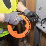 ▶ KLEIN TOOLS Guía jalacables de acero de 0.6 cm × 7.3 m, con diseño optimizado de la carcasa que reduce el esfuerzo de soltura Klein Tools