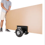 Dolly empujador de Panel | Madera contrachapada - Puertas - Drywall, Negro Grande