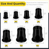 🔩 Mardatt - 250 piezas M3 M4 M5 M6 M8 M10 M12 tuercas de remache métricas de medio cuerpo hexagonal, rosca media hexagonal de acero al carbono chapado en zinc, tuerca de inserción roscada de cabeza