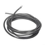 ▶ Taladro eléctrico de 5 m, accesorio de limpieza de drenaje, de acero al manganeso para taladro con cable de resorte flexible, herramienta de limpieza de tuberías de alcantarillado para fregadero de