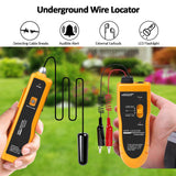 ▶ Buscador de tuberías y cables subterráneos probador de cables RockyMars para valla invisible para perros, buscador de disyuntores, trazador de cables de valla eléctrica, localizador de rotura de alambre, etc.