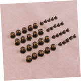 🔩 DIYEAH Juego De 72 Piezas De Herrajes Para Artículos De Cuero Tornillos De Remache De Aleación Mini Tachuelas Para Equipaje Cinturones Bolsos Zapatos Proyectos De Manualidades